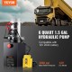 Buy DC 12V 6L Hydraulic Pump Double Acting Hydraulic Unit Oil Flow 3.44L/min Max Discharge Pressure 22MPa for Dump Truck, Tail Lift, Trailer, Lifting and Unloading