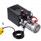 Buy DC 12V 6L Hydraulic Pump Double Acting Hydraulic Unit Oil Flow 3.44L/min Max Discharge Pressure 22MPa for Dump Truck, Tail Lift, Trailer, Lifting and Unloading