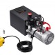 Buy DC 12V 8L Hydraulic Pump Double Acting Hydraulic Unit Oil Flow 3.44L/min Max Discharge Pressure 22MPa for Dump Truck, Lift Platform, Trailer, Lifting and Unloading