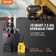 Buy DC 12V 9.5L Hydraulic Pump Double Acting Hydraulic Unit Oil Flow 3.44L/min Max Discharge Pressure 22MPa for Dump Truck, Tail Lift, Trailer, Lifting and Unloading