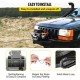 Buy Synthetic Winch Cable Rope, 11.8ft x 3/8" Tensile Strength 20500lbs Synthetic Winch Line, Gross Weight 9.8lbs Gray Synthetic Winch Rope for ATV Truck