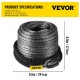 Buy Synthetic Winch Cable Rope, 11.8ft x 3/8" Tensile Strength 20500lbs Synthetic Winch Line, Gross Weight 9.8lbs Gray Synthetic Winch Rope for ATV Truck