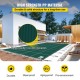 Comprar Cobertura de segurança para piscina tamanho 5,47 x 12,7 m, cobertura para piscina tamanho da piscina 4,87 x 12,2 m, lona de piscina, para todos os tipos de piscinas, como casa, jardim, hotel