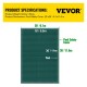 Buy Rectangular Protective Cover for Tubular Pools 548.64x1097.28CM Pool Cover Better Drainage