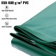 Buy Safety Pool Cover, Size 3.5 x 6 m Rectangular Pool Cover, Pool Size 3.2 x 5.7 m Green PVC Pool Cover, Easy to Install and Prevent Debris