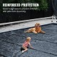 Kaufen Sie 3,5 x 6 m rechteckige Sicherheits-Poolabdeckung aus Carbon-PVC