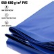 Buy Safety Cover for Swimming Pool Diameter 4.5 m Round PVC Blue