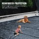 Buy 4x7m Rectangular PVC Charcoal Pool Safety Cover