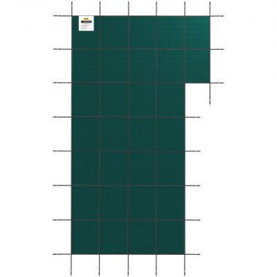 Cubierta de Piscina Enterrada 6x11,58 m Cubierta de Seguridad Rectangular