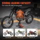 Comprar Gato para Moto Carga de 200 kg Altura de Elevación 25,5-46 cm Elevador Hidráulico con Sillines Antideslizantes Mesa Elevadora para Moto Elevación Rápida para Mantenimiento ATV Taller Garaje