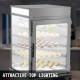 Buy 5-Layer Commercial Electric Steamer, Stainless Steel Commercial Electric Food Steamer, Food Warmer Display Cabinet 900W Commercial Bun Steamer 300 x 300mm