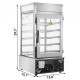 Buy 5-Layer Commercial Electric Steamer, Stainless Steel Commercial Electric Food Steamer, Food Warmer Display Cabinet 900W Commercial Bun Steamer 300 x 300mm