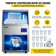 Buy Ice Maker Commercial Ice Making Machine 50KG/24H Stainless Steel ABS Intelligent Control Panel Snow Making Machine