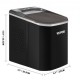 Koop IJsmachine IJsmachine Abs Shell Materiaal 110W IJsmachine Capaciteit 9/Cycle Black Cube Machine