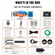 Buy 12V 8KW Diesel Car Heater Aluminum Diesel Air Heater with LCD Switch for Boats Bus Orange