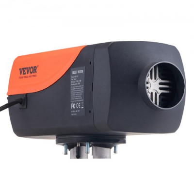 VEVOR Calentador Coche de Aire Diesel 12V 2kW Consumo 0,12-0,26L/h Calefacción Estacionaria 8~36°C Ajustable Control Inteligente con Lcd Bluetooth