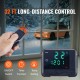 Buy All-in-one Portable Diesel Car Heater 12V 5kW 0.16-0.52 L/h Diesel Air Heater 8~36°C Adjustable 15-20m² LCD Remote Control