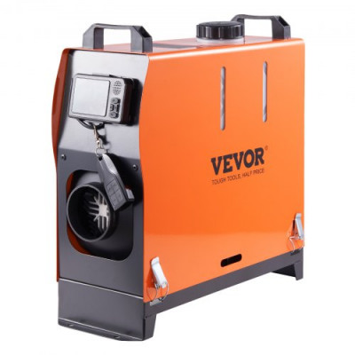 VEVOR Calentador Coche Diésel Portátil Todo en Uno 12V 5kW 0,16-0,52L/h Calentador de Aire Diésel 8~36°C Ajustable 15-20m² Control Inteligente Lcd