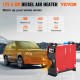 Buy 12V 5KW Diesel Car Heater Aluminum Diesel Air Heater with Voice Broadcast and 1 Air Outlet for Truck Vans RV