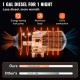 Buy 12V 5KW Diesel Car Heater Aluminum Diesel Air Heater with Voice Broadcast and 1 Air Outlet for Truck Vans RV