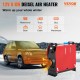 Koop Diesel Autoverwarmer 12V 8KW Aluminium Diesel Luchtverwarmer met LCD-schakelaar en 1 luchtuitlaat voor vrachtwagenbestelwagens Rv