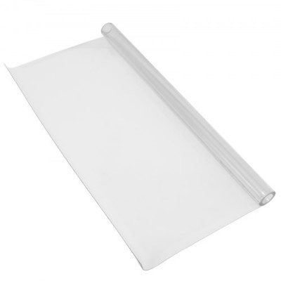 Mantel Transparente de PVC Impermeable 2,4 x 1,1 m, Mantel de Plástico Transparente Grueso con Espesor 2 mm, Mantel Transparente Rectangular Resistente al Agua para Mesa de Cocina, Escritorios