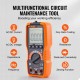 Buy Digital Multimeter 4000 Counts AC DC Voltage Multimeter Resistance Capacitance NVC TRMS Diodes Duty Cycle Use with Test Probe for Energy Railways Manufacturing Equipment