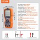 Buy Digital Multimeter 4000 Counts AC DC Voltage Multimeter Resistance Capacitance NVC TRMS Diodes Duty Cycle Use with Test Probe for Energy Railways Manufacturing Equipment