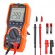 Buy Digital Multimeter 4000 Counts AC DC Voltage Multimeter Resistance Capacitance NVC TRMS Diodes Duty Cycle Use with Test Probe for Energy Railways Manufacturing Equipment