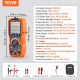 Kaufen Sie 6000 Counts Digitalmultimeter AC DC Spannungswiderstand NCV TRMS Diode Pru Temperaturzykluskapazität für Strom, Eisenbahnen, Fertigungssektoren, Ausrüstung