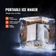 Comprar Maquina De Hielo Fabricador de Hielo Portátil 12 kg/24 horas 9 Cubitos de Hielo en 7 Minutos Fabricador de Hielo de Calidad Alimentaria