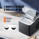 Buy Ice Machine Portable Countertop Ice Maker 12kg/24h 9 Ice Cubes in 7 Minutes Food Grade Ice Maker