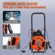 Buy Electric Drain Blaster 15m x 9.5mm Pipe Cleaner Machine Automatic Power Supply with 4 Foot Pipe Cutters for 2.54-10.16 cm Pipes Sewer Toilet