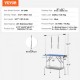 Buy Foldable Pet Grooming Table 914.4x609.6mm Dog Grooming Table Load 149.7kg Stainless Steel Dog Grooming Table with 2 Clips 2 Ropes Storage Basket