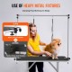 Buy Foldable Pet Grooming Table 1137.9x609.6mm Dog Grooming Table Load 149.7kg Stainless Steel Dog Grooming Table with 2 Clips 2 Ropes Storage Basket