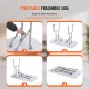 Buy Foldable Pet Grooming Table 1137.9x609.6mm Dog Grooming Table Load 149.7kg Stainless Steel Dog Grooming Table with 2 Clips 2 Ropes Storage Basket