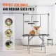 Buy Foldable Pet Grooming Table 1137.9x609.6mm Dog Grooming Table Load 149.7kg Stainless Steel Dog Grooming Table with 2 Clips 2 Ropes Storage Basket