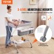 Buy Bathroom Changing Table Baby Changing Table Foldable Diaper Changing Station with Lockable Wheels