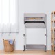 Buy Bathroom Changing Table Baby Changing Table Foldable Diaper Changing Station with Lockable Wheels