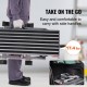 Buy Work Platform 200kg Folding Workbench 100 x 30 x 48.7cm Aluminum Steps Non-Slip Feet Work Table for Car Wash Painting Decoration