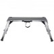 Buy Work Platform 200kg Folding Workbench 100 x 30 x 48.7cm Aluminum Steps Non-Slip Feet Work Table for Car Wash Painting Decoration