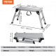 Comprar Plataforma de Trabajo Carga de 150 kg Banco de Trabajo Plegable 76 x 30 x 50,8 cm Peldaños de Aluminio Pies Antideslizantes Mesa de Trabajo para Lavado de Coches Pintura Decoración para Hogar