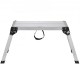 Buy Work Platform Load 150kg Folding Workbench 76 x 30 x 50.8cm Aluminum Rungs Non-Slip Feet Work Table for Car Wash Painting Home Decor