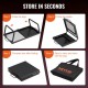 Buy Folding Campfire Grill 57x28.5x23cm Portable Steel Camping Fire Grill Campfire Cooking Equipment with Carry Bag with Legs Outdoor Cooking Grill