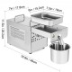 Koop Automatische oliepers, 500 W 220 V 60 Hz oliepersmachine, snelheid 2,7 - 6,3 kg/u roestvrijstalen olie-extractor voor pindanoten, sesamzaad, maïs, sojabonen