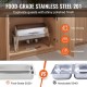 Buy 8.5L Food Warmer Buffet Fuel Warmer Flip Top Stainless Steel Food Warmer with 1 Tongs Keeps Warm for Self-Service Buffet Hotel Catering