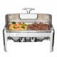 Buy 4.25L Rectangular Chafing Dish Set Each, 201 Stainless Steel Buffet Warmer, Fuel Food Warmer for Buffet Hotel Catering Restaurant