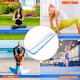 Comprar Colchoneta Inflable de Gimnasia de 10 cm de Grosor, Pista de Acrobacia con Bomba eléctrica, Colchoneta de Entrenamiento para Uso doméstico/Gimnasio/Yoga/animadoras/Playa/Parque/Agua, 5 m, Azul