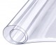 Comprar Mantel Transparente Rectángulo 61,3x123 cm Mantel de PVC para Mesa Espesor de 1,5 mm con Esquinas Redondeadas Protector de Mesa Impermeable 45x30cm Corta a Medida para Comedor Cocina Restaurante