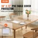 Buy Clear Tablecloth Rectangle 91.8x185 cm PVC Table Cover 1.5mm Thickness with Rounded Corners Waterproof Table Protector 45x30cm Cut to Size for Dining Room Kitchen Restaurant